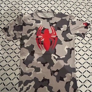 Under Armour Spider-Man Camo compression shirt Large